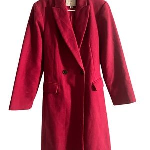 Women's pink Trench Coat